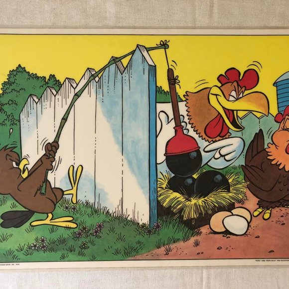 Set of 6 Vintage 1976 Warner Bros Inc Pepsi & Pepsi Cola Looney Tunes Laminated - Picture 7 of 10